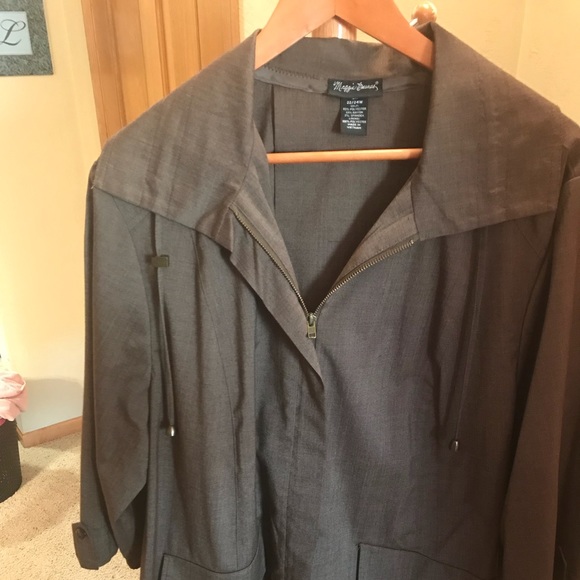 Maggie Barnes Jackets & Blazers - Maggie Barnes Dark Brown Jacket
